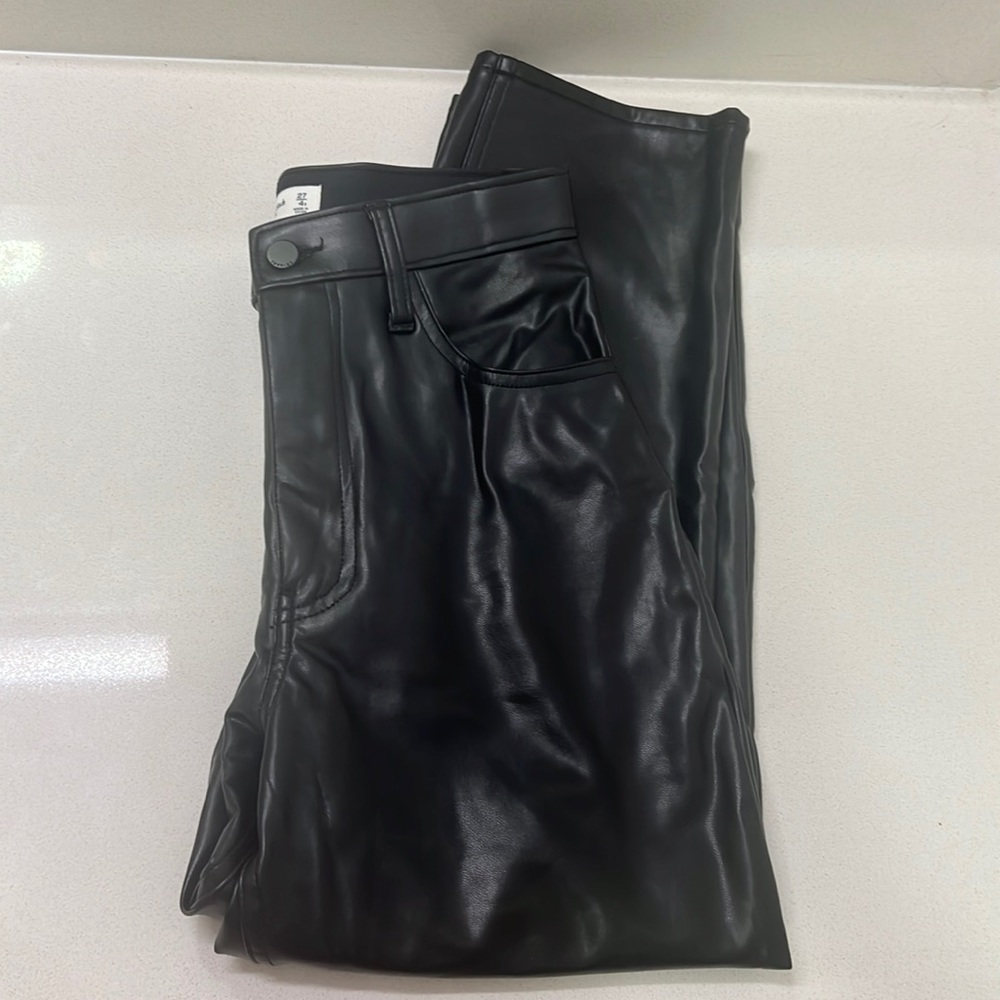 Abercrombie leather pants